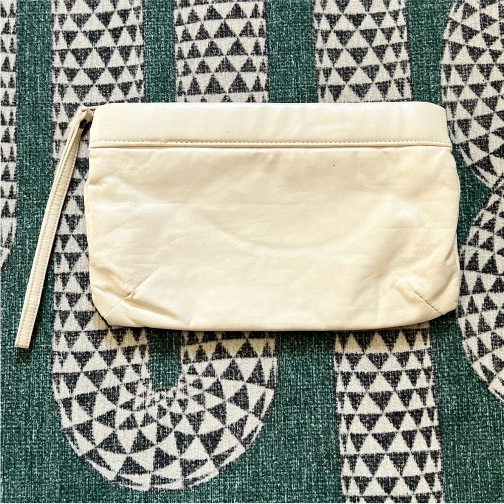 Vintage White Bow Wristlet Clutch Evening Bag Bridal Purse